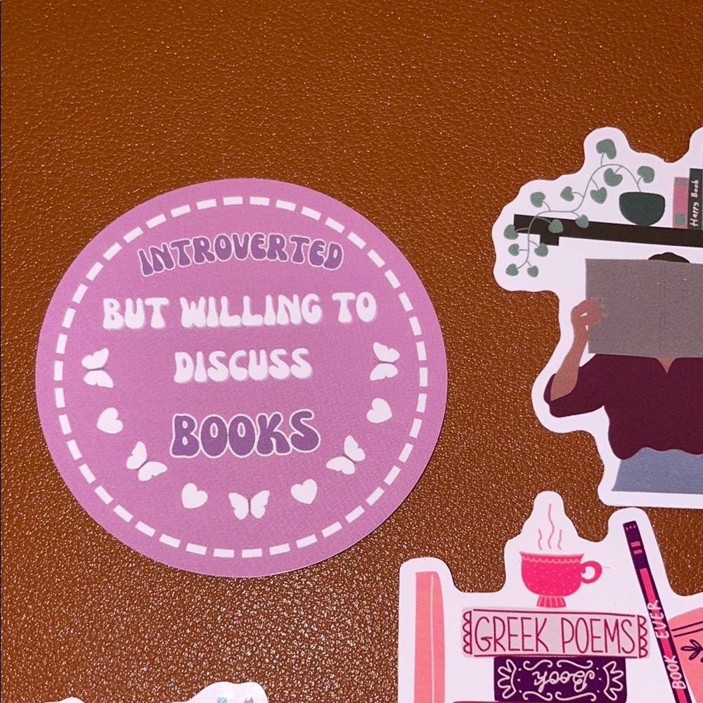 Book Lover Sticker Pack - Bookish Stickers - Picture 6 of 7